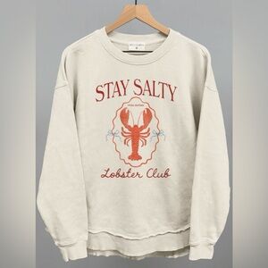 NWT! Ivy + Cloth Stay Salty tunic/sweatshirt